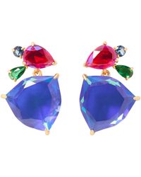 Kate Spade - Shine Me Up Double Drop Earrings - Lyst