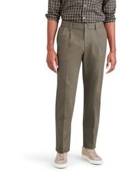 Dockers - Classic Fit Signature Iron Free Khaki With Stain Defender Pants-pleated - Lyst