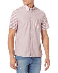 Tommy Hilfiger - Mens Essentials Short Sleeve In Custom Fit Button Down Shirt - Lyst