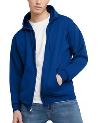 Hanes - Big And Tall Full-zip Eco-smart Hoodie - Lyst