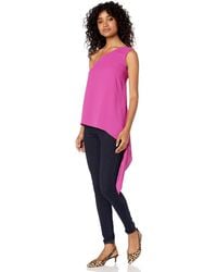 BCBGMAXAZRIA Womens Caspar Cold-Shoulder Top