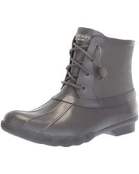 sperry low cut rain boots