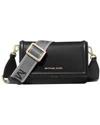 Michael Kors - Jet Set Small Phone Web Strap Crossbody - Lyst