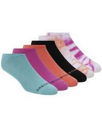 Skechers - 6 Pack Non Terry No Show Socks - Lyst