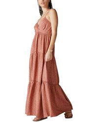 Lucky Brand - Paisley Tiered Maxi Dress - Lyst