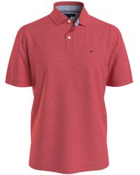 Tommy Hilfiger - Tall Short Sleeve Polo Shirt In Regular Fit - Lyst