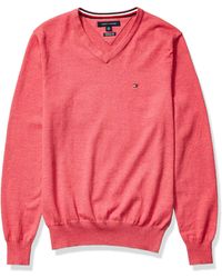 Tommy Hilfiger V-neck sweaters for Men - Up to 54% off at Lyst.com