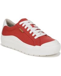 Dr. Scholls - Dr. Scholl's S Time Off Sneaker Heritage Red Canvas 6.5 M - Lyst