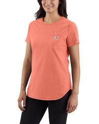Carhartt - Plus Size Force Relaxed Fit Midweight Pocket T-shirt - Lyst