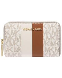 Michael Kors - Jet Set Small Zip Around Card Case - Lyst
