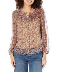 Joie - S Womens Fanning Top Blouse - Lyst