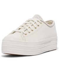 Keds - Triple Up Leather Sneaker - Lyst