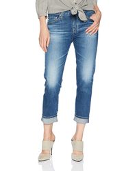AG Adriano Goldschmied Womens The Ex-Boyfriend Slim-repurposed Jean