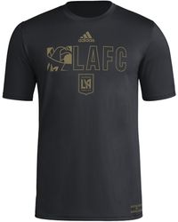 adidas - Los Angeles Fc Jersey Hook Short Sleeve Pre-game Jersey - Lyst