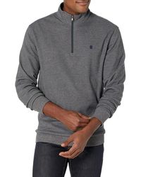 Izod - Big Advantage Performance Quarter Zip Fleece Pullover Sweatshirt - Lyst