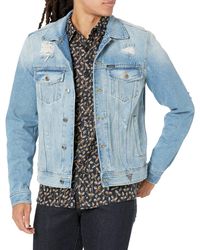 Guess Destructed Patch Denim Jacket in 