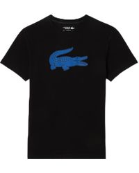 Lacoste - Short Sleeve Large Croc Tee Shirt - Lyst