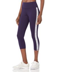 Juicy Couture - Logo Side Panel Crop Legging - Lyst