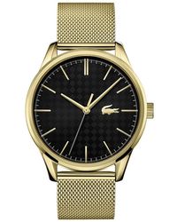 Lacoste - Vienna Quartz Stainless Steel And Mesh Bracelet Casual Watch - Lyst