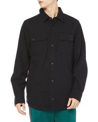 volcom sherpa flannel jacket