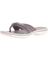 clarks brinkley keeley flip flops