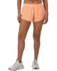 Champion - , Performance, Moisture-wicking Athletic Shorts With Liner For , 2.5", Peach Grapefruit Hd C Logo, X-small - Lyst
