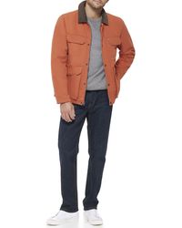 Levi's - Cotton 4-pocket Depot Jacket With Corduroy Collar - Lyst