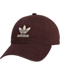 adidas Originals - Relaxed Fit Strapback Hat - Lyst