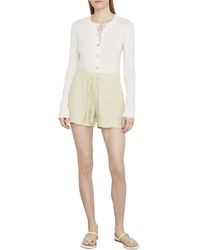 Vince - Mid Waist Tie Front Pull On Short - Lyst