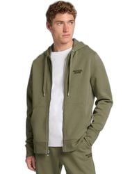 Michael Kors - Tufted Logo Full Zip Hoodie - Lyst