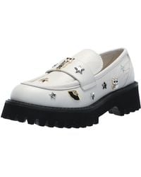 Karl Lagerfeld - Paris Gaston Lug Sole Loafer With Pin Embellishments - Lyst