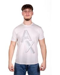 Emporio Armani - A | X Armani Exchange Regular Fit Pima Cotton Large Ax Logo Tee - Lyst