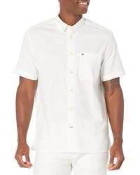 Tommy Hilfiger - Mens Custom Fit Seersucker Short Sleeve Button Down Shirt - Lyst
