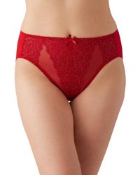 Wacoal - Retro Chic Hi Cut Brief Panty - Lyst