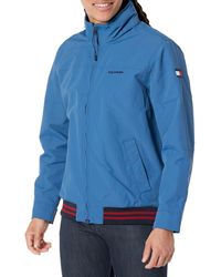 tommy hilfiger adaptive men's regatta jacket with magnetic zipper
