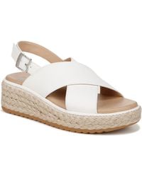 Dr. Scholls - Shoes S Ember Espadrille Sandal White Smooth 9 M - Lyst
