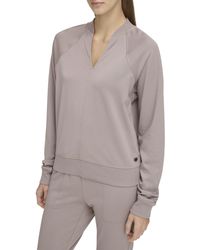 Andrew Marc - Sport Long Sleeve V-neck Sporty Jersey Pullover - Lyst
