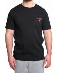 Carhartt - Big & Tall Relaxed Fit Heavyweight Short-sleeve Pocket Logo Graphic T-shirt - Lyst