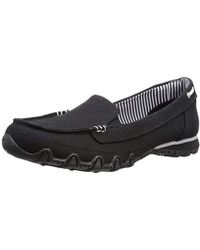 Skechers Suede Bikers -fiesta Mary Jane Flat in Chocolate (Brown) - Lyst