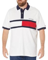Tommy Hilfiger - Big & Tall Short Sleeve Polo Shirt In Customs-fit - Lyst