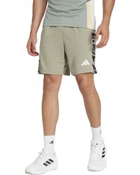 adidas - Train Essentials Camouflage 3-stripes Shorts - Lyst