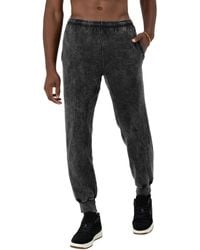 Champion - , Mineral Dye Graphic, Fleece Jogger Sweatpants, 30", Black C Logo, Small - Lyst