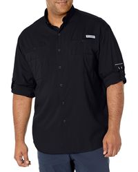 Columbia - Sportswear Long Sleeve Tamiami Ii Shirt Black Sm - Lyst