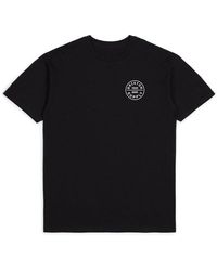 Brixton Oath Black Sweat Shorts