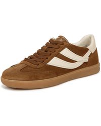Vince - S Oasis Lace Up Sneaker Elm Wood Brown Suede 8 M - Lyst