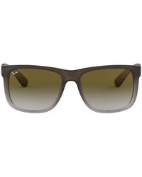 Ray-Ban - Rb4165 Justin Rectangular Sunglasses - Lyst