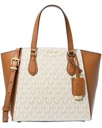 Michael Kors - SM CONV TZ TOTE XBODY Bag - Lyst