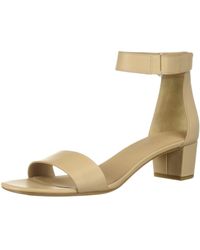 Vince Womens Buckle Heeled Sandal