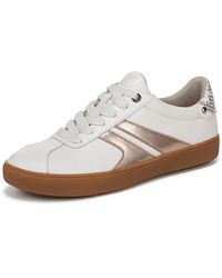 Naturalizer - S Medina Sneaker White/rose Metallic Leather 7 M - Lyst