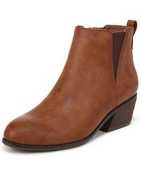 Dr. Scholls - Shoes S Lacey Ankle Boot Honey Faux Leather 6.5 M - Lyst